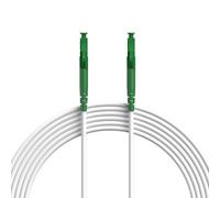 OFFCUP Câble Fibre, 10M Câble Fibre Optique avec Coupleur Gratuit, Jarretière Simplex Monomode LC-APC à LC-APC Transmission à Faibles Pertes