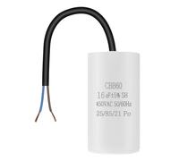OFFCUP CBB60 Condensateur de Démarrage, 450v 16μF 50/60HZ Condensateur de Moteur, Condensateurs Microfarad avec fil pour Pompe Piscine Climatiseur Moteur