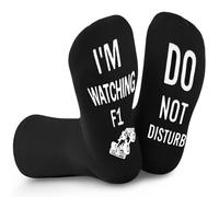 OFFCUP Chaussettes Humour Unisexe, Chaussettes Rigolote Cadeau Fete des Pere, Antidérapantes Coton Chaussette Homme EU36-45 Idee Cadeau Papa Petit Ami Noel Anniversaire