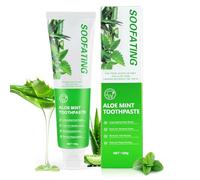 OFFCUP Dentifrice, Dentifrice Blanchissant, Dentifrices Complete Protection pour Dents Sensibles, 120g Haleine Fraîche, Protection de l'Email (Saveur Aloe Vera Menthe)