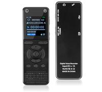 OFFCUP Enregistreur vocal de 64 Go avec réduction du bruit, 4800 heures d’enregistrement, dictaphone intelligent avec lecture et mot de passe