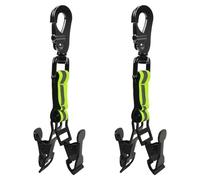 OFFCUP Glove Clips de Pompier, 2Pcs Porte Gants, Pince à Gant, Clip de Gants de Travail avec Mousqueton Convient pour accrocher des Gants, des Casques (Vert)