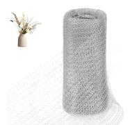 OFFCUP Grillage Anti Rongeur, 6Mx12.7CM Maille en Acier Inoxydable Filet de Treillis Métallique Contre Escargot Oiseaux Anti-Limaces Insectes Bloqueur pour Protection du Jardin
