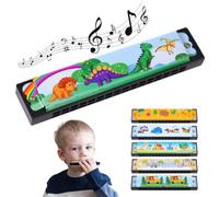 OFFCUP Harmonica pour Enfants, 6Pcs Harmonica Enfant, 16 Trous Double Rangée Harmonica Blues, Harmonica Jouet, Couleur Harmonica pour Débutants,Enfants, Étudiants, Adultes, Joueurs Professionnels