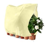 OFFCUP Hivernage Plante, 1pcs 60g/m² 200 * 240cm Housse d'hivernage avec Cordon de Serrage et Zipper, Housse de Protection pour Plantes, Coupe Réutilisable Voile Hivernage Plante