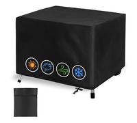 OFFCUP Housse de Barbecue Bâche de Protection BBQ Extérieur Housse de Protection à Gaz, 210D Oxford étanche Anti-UV Cordons Réglables Housses de Protection Barbecue pour Grils de Taille 62*62*28cm