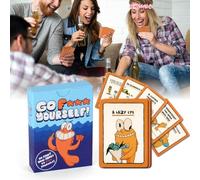 OFFCUP Jeu de Cartes Go Fish pour Adultes, 48 Cartes How About Go Fish Yourself! The Goes Fish Game of Life's Little Humiliations Jeux pour Famille et Amis Multijoueur