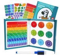 OFFCUP Jeux Éducatifs Mathématiques, Puzzle Éducatif De Fraction, Fractions Magnétiques, Fractions Game, Jeux pour Apprendre Les Fraction Aimantées-Zèbre