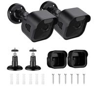 OFFCUP Lot de 2 Boîtier de Protection Support Mural pour Caméra Support de Caméra Mural Rotation à 360° et le Réglage, Housse de Protection aux intempéries Compatible avec Blink Intérieure Extérieure