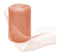 OFFCUP Maille de Cuivre, Filet Anti Limaces et Escargots 12.7cm*7m, Filet Cuivre Anti limace, Grillage Anti Rongeur, Barriere Anti Limaces et Escargots pour Protection du Jardin