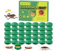 OFFCUP Piège à Cafards, 36 Pièces Pièges à Cafards et Stations, Piege Cafard Produit, Facile à Utiliser pour Utilisation en Intérieur et en Extérieur