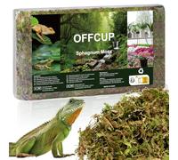 OFFCUP Sphaigne 300g Fraîche Compressée Orchidées, Mousse Naturelle Reptiles, Tuteur en Sphaigne Substrat de Culture