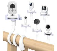 OFFCUP Support de Caméra Bébé, Support de Moniteur/Babyphone Clip Universal pour Bebe Compatible avec Philips Avent, Pliable Flexible sans Perçage Support d'accessoires pour Babyphone Vidéo