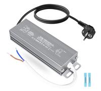 OFFCUP Transformateur LED 12V 60W, Transfo avec Prise 110-250V AC à 12V DC | Étanche IP67 Led Driver, Alimentation 3A Alimentation Tension Basse Constante Adaptateur pour Moniteur Bande Led et Lampes