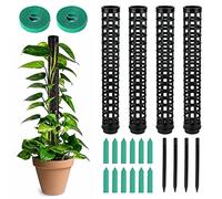 OFFCUP Tuteur Monstera, 4pcs Poteau de Plante grimpante en Pot, Tuteur Plante Grimpante, Tuteurs pour Plantes Grimpantes, Poteau Tuteur Plante en Pot, Tuteur pour Plantes Grimpantes pour Plantes