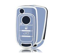 OFFCURVE Coque Cle Couvre Clé Cache Clef, Etui a Cles Étui à Clés Voiture Convient pour Fiat 500X Tipo Toro Freedom Egea Aegea Argo Cronos Doblo Nuova Mirror Lounge S Design Dodge Neon Jeep Renegade