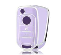 OFFCURVE Coque Cle Couvre Clé Cache Clef, Etui a Cles Étui à Clés Voiture Convient pour Fiat 500X Tipo Toro Freedom Egea Aegea Argo Cronos Doblo Nuova Mirror Lounge S Design Dodge Neon Jeep Renegade