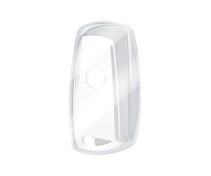OFFCURVE Coque Cle Transparent Couvre ache Clef, Etui a Cles Étui à Clés Voiture pour BMW 1/2/3/4/5/6/7 Series 520 525 F12 F18 F25 F30 118i 320i X3 X4 X5 M3 M4 M5 Z4 GT3 GT5