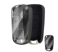 OFFCURVE Coque Cle Transparent Couvre Clé Cache Clef, Etui a Cles Étui à Clés Voiture pour Opel Vauxhall Astra Zafira Adam Insignia Mokka Corsa Signum Tigra Meriva