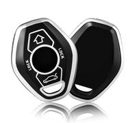 OFFCURVE Coque de clé pour BMW, étui spécial pour BMW Série 3 5 7 M3 M5 M6 X3 X5 Z3 Z4 Z8 E Series E38 E39 E46 Z3/Z4 E83 E53 Accessoires de Voiture Intelligente, Noir