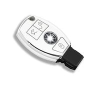 OFFCURVE Couvre Clef Etui a Clef, Étui à Clés TPU Etui Carte Clé Voiture 2/3 Boutons pour Mercedes Benz Class A B C E R S V W ML LA CLE CLK GLA GLC GLE GLK AMG A203 W211 W245