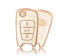 OFFCURVE Couvre Clef Etui a Clef, Étui à Clés TPU Etui Carte Clé Voiture 3 Boutons pour Hyundai Elantra i10-i40 ix20-ix55 Santa Fe Verna Sportage Carens Forte Avante Veloster