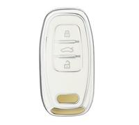 OFFCURVE Etui a Cle Voiture Coque Clé, Étui à Clés Couvre Clef Cache Clef 3 Boutons Apte à Audi A1 A3 A4 A5 A6 A7 A8 Q3 Q5 Q7 Q8 S3 S4 S5 S6 S7 S8 R8 RS4 RS5 RS6 RS7 TT TTS TTRS 4G B8 E-Tron Quattro