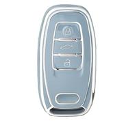 OFFCURVE Etui a Cle Voiture Coque Clé, Étui à Clés Couvre Clef Cache Clef 3 Boutons Apte à Audi A1 A3 A4 A5 A6 A7 A8 Q3 Q5 Q7 Q8 S3 S4 S5 S6 S7 S8 R8 RS4 RS5 RS6 RS7 TT TTS TTRS 4G B8 E-Tron Quattro
