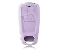 OFFCURVE Etui a Cle Voiture Coque Clé, Étui à Clés Couvre Clef Cache Clef 3 Boutons Apte à Audi A3 A4 A5 A6 A7 A8 Q2 Q3 Q5 Q7 Q8 S4 S5 S6 S7 S8 SQ5 SQ7 R8 RS4 RS5 RS TT TTS TTRS FY FV B9 C8 D5 F5