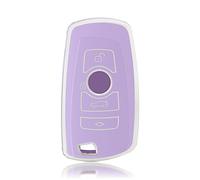 OFFCURVE Etui a Cle Voiture Coque Clé, Étui à Clés Couvre Clef Cache Clef Apte à BMW 1/2/3/4/5/6/7 Series 520 525 F10 F12 F18 F20 F25 F30 118i 320i X1 X3 X4 X5 X6 M3 M4 M5 M6 Z4 GT3 GT5 GT7