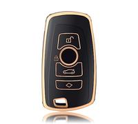 OFFCURVE Etui a Cle Voiture Coque Clé, Étui à Clés Couvre Clef Cache Clef Apte à BMW 1/2/3/4/5/6/7 Series 520 525 F10 F12 F18 F20 F25 F30 118i 320i X1 X3 X4 X5 X6 M3 M4 M5 M6 Z4 GT3 GT5 GT7