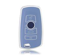OFFCURVE Etui a Cle Voiture Coque Clé, Étui à Clés Couvre Clef Cache Clef Apte à BMW 1/2/3/4/5/6/7 Series 520 525 F10 F12 F18 F20 F25 F30 118i 320i X1 X3 X4 X5 X6 M3 M4 M5 M6 Z4 GT3 GT5 GT7
