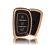 OFFCURVE Etui a Cle Voiture Coque Clé, Étui à Clés Couvre Clef Cache Clef Apte à Hyundai i20 i30 i40 ix25 ix30 ix45 Santa Fe Ioniq Sonata Kona Tucson Elantra Solaris Accent Mistra Nexo Verna Reina