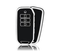 OFFCURVE Etui a Cle Voiture Coque Clé, Étui à Clés Couvre Clef Cache Clef Apte à Kia Sportage NQ5 QL Grand Sorento 4 MQ4 Ceed CD Proceed Sedona Carnaval Cadenza Optima Stinger Rio K5 K7 K8 EV6 GT