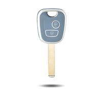OFFCURVE Etui a Cle Voiture Coque Clé, Étui à Clés TPU Couvre Clef 2 Boutons pour Peugeot 106 207 308 406 607 806 Partner Expert Citroen C1 C2 C3 C4 C6 Xsara Berlingo Saxo Picasso Toyota Aygo