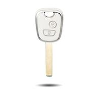 OFFCURVE Etui a Cle Voiture Coque Clé, Étui à Clés TPU Couvre Clef 2 Boutons pour Peugeot 106 207 308 406 607 806 Partner Expert Citroen C1 C2 C3 C4 C6 Xsara Berlingo Saxo Picasso Toyota Aygo