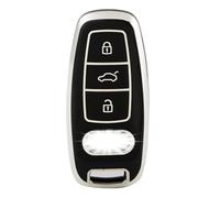 OFFCURVE Etui a Cle Voiture Coque Clé, Étui à Clés TPU Couvre Clef 3 Boutons Compatible avec Audi A1 A3 A4 A5 A6 A7 A8 Q1 Q3 Q4 Q5 Q7 Q8 S3 S4 S6 S7 SQ7 SQ8 RS4 RS6 RS7 R8 TT TTS Seat Exeo 3R E-tron