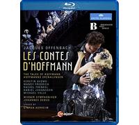 Offenbach : Les Contes d'Hoffmann. Johansson, Avemo, Fredrich, Frenkel, Volle, Debus, Herheim. [Blu-ray]