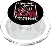 Offended Souls Taste The Best Retro Vintage Dark Humour Devil PopSockets PopGrip pour MagSafe
