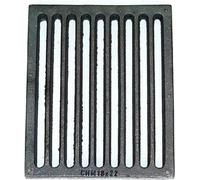 CHM GmbH® Grille de cheminée en fonte - 18 x 22 cm - Grille de four - Grille à cendres - Grille de feu