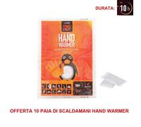 Offerta 10 Paia Scaldamani Hand Warmer Per Sport Only Hot Autoriscaldante Bustina Multicolore