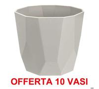 Offerta 10 Vaso B.For Rock 14cm Warm Grey Elho Multicolore