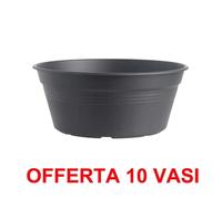 Offerta 10 Vaso Per Bulbi Green Basics Bowl 33cm Living Black Elho Multicolore