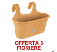 Offerta 3 Fioriera Green Basics Easy Hanger Large Mild Terra Elho