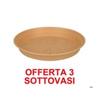 Offerta 3 Sottovaso Green Basics Growpot Saucer 29cm Mild Terra Elho Multicolore