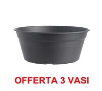 Offerta 3 Vaso Per Bulbi Green Basics Bowl 27cm Living Black Elho Multicolore