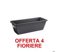 Offerta 4 Fioriera Barcelona Trough 40cm Anthracite Elho