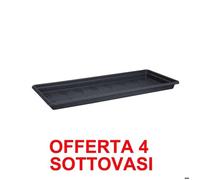 Offerta 4 Sottovaso Green Basics Garden Xxl Saucer 60cm Living Black Elho Multicolore