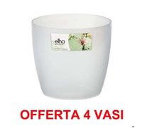 Offerta 4 Vaso Orchidee Brussels Orchid 12,5cm Transparent Elho Multicolore
