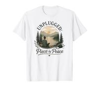 Offgrid et débranché, Amusant pour Le Camping et Les Amoureux de la Nature T-Shirt Graphique avec Valeur